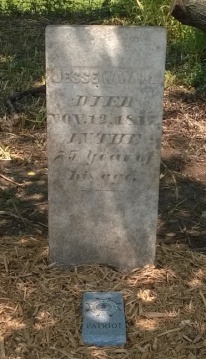 Jesse Wall's Restored Stone and SAR Patriot Marker